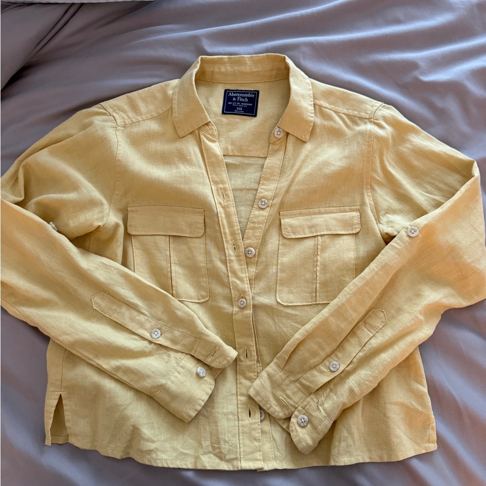 Abercrombie Light Yellow Shirt